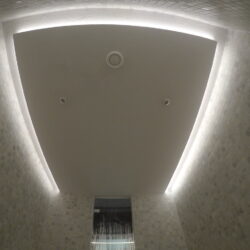 Moderni turkiška pirtyje Vilniuje LED saunos apšvietimas