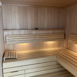 KLAFS Premium sauna pirties vidaus interjeras