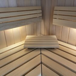 KLAFS Premium sauna pirties vidaus interjeras